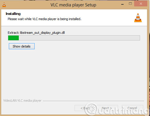Quá trình cài đặt VLC
