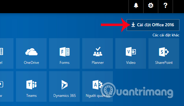 Tải bộ Office 2016