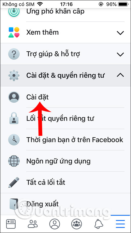 Cài đặt thông báo