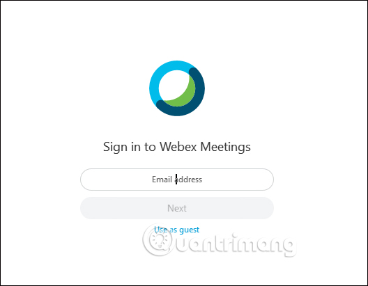 Tài khoản Webex Meet