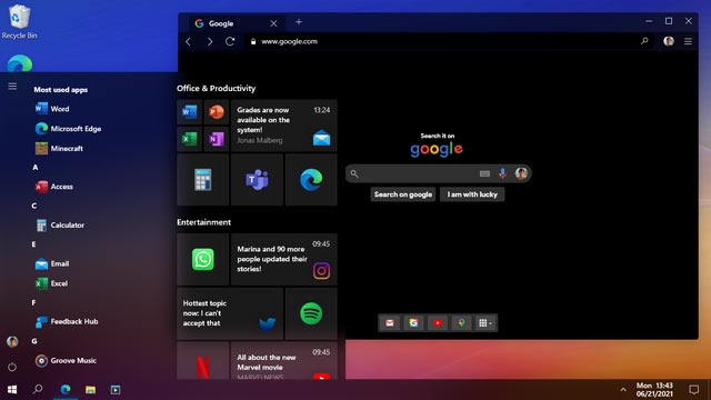 Ý tưởng giao diện Windows 10 mới 6