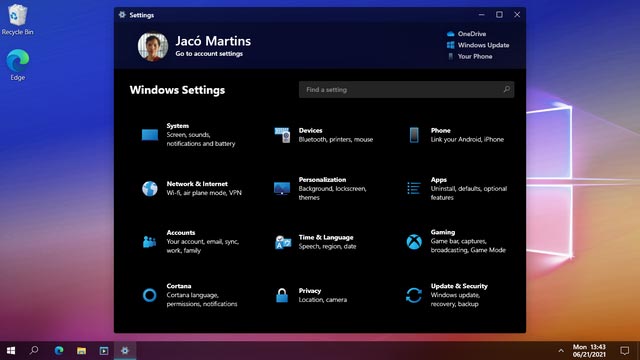 Ý tưởng giao diện Windows 10 mới 8