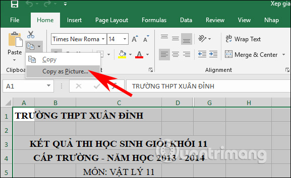 Sao chép dữ liệu