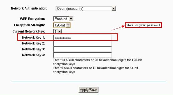 Network Key 1