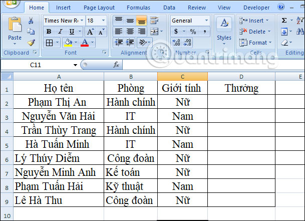 Kết quả hàm If & and & or