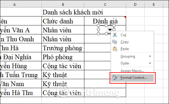 Format Control