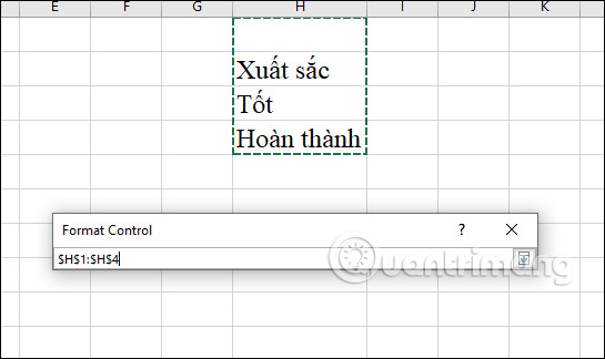 Danh sách lựa chọn