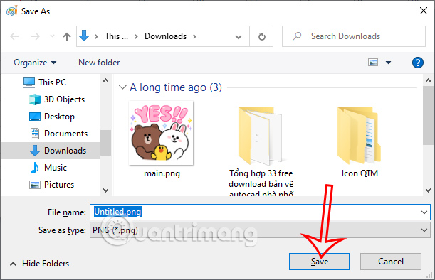 Lưu ảnh biểu đồ Excel