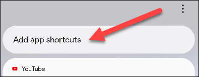 Add App Shortcuts on Samsung