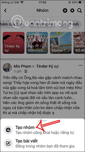 Cách tạo nhóm trên Facebook điện thoại, máy tính - Ảnh minh hoạ 3