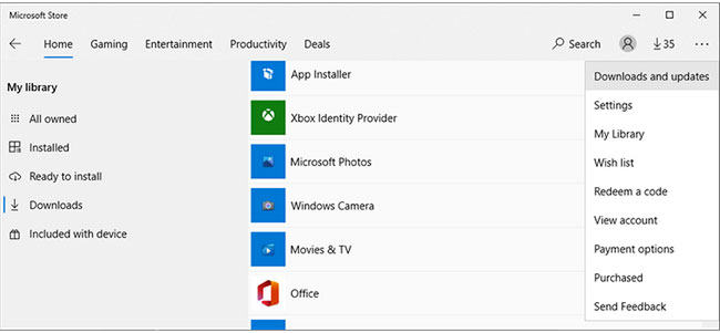 Cập nhật ứng dụng Microsoft Photos